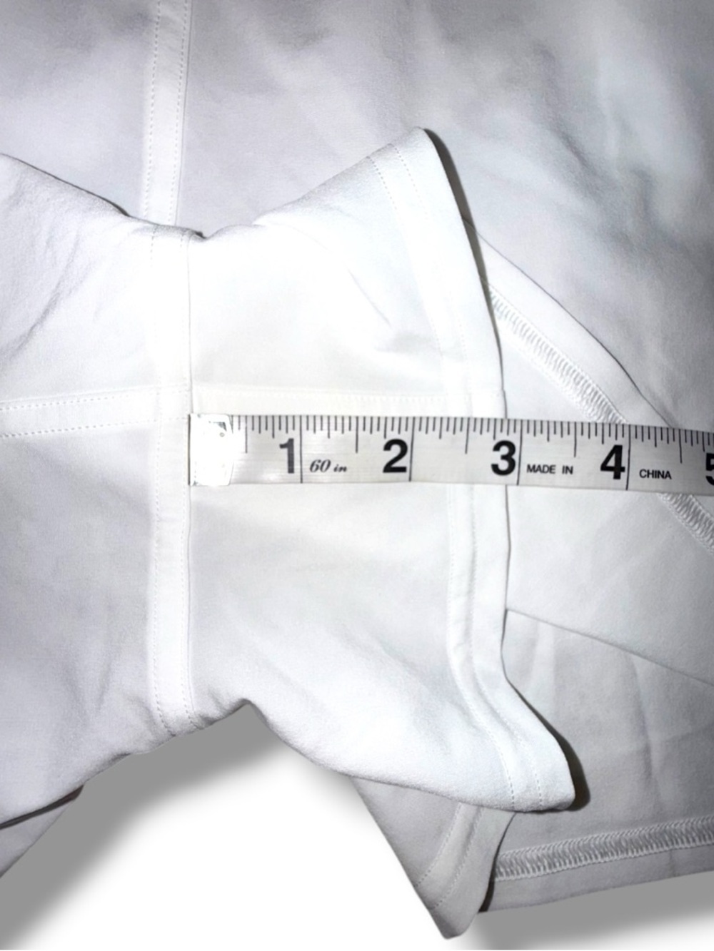 NWT LULULEMON 3" Pace Rival High-rise Shorts - White Size 14 - Picture 9 of 9
